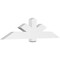 Ekena Millwork Kennewick Architectural Grade PVC Gable Bracket, 72"W x 18"H x 4"D x 6"F, 6/12 Pitch GBP072X18X0406KEN00 - alternate 1